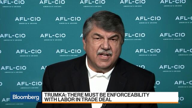 Afl Cio S Trumka Says Nafta Replacement Must Include Canada Bloomberg