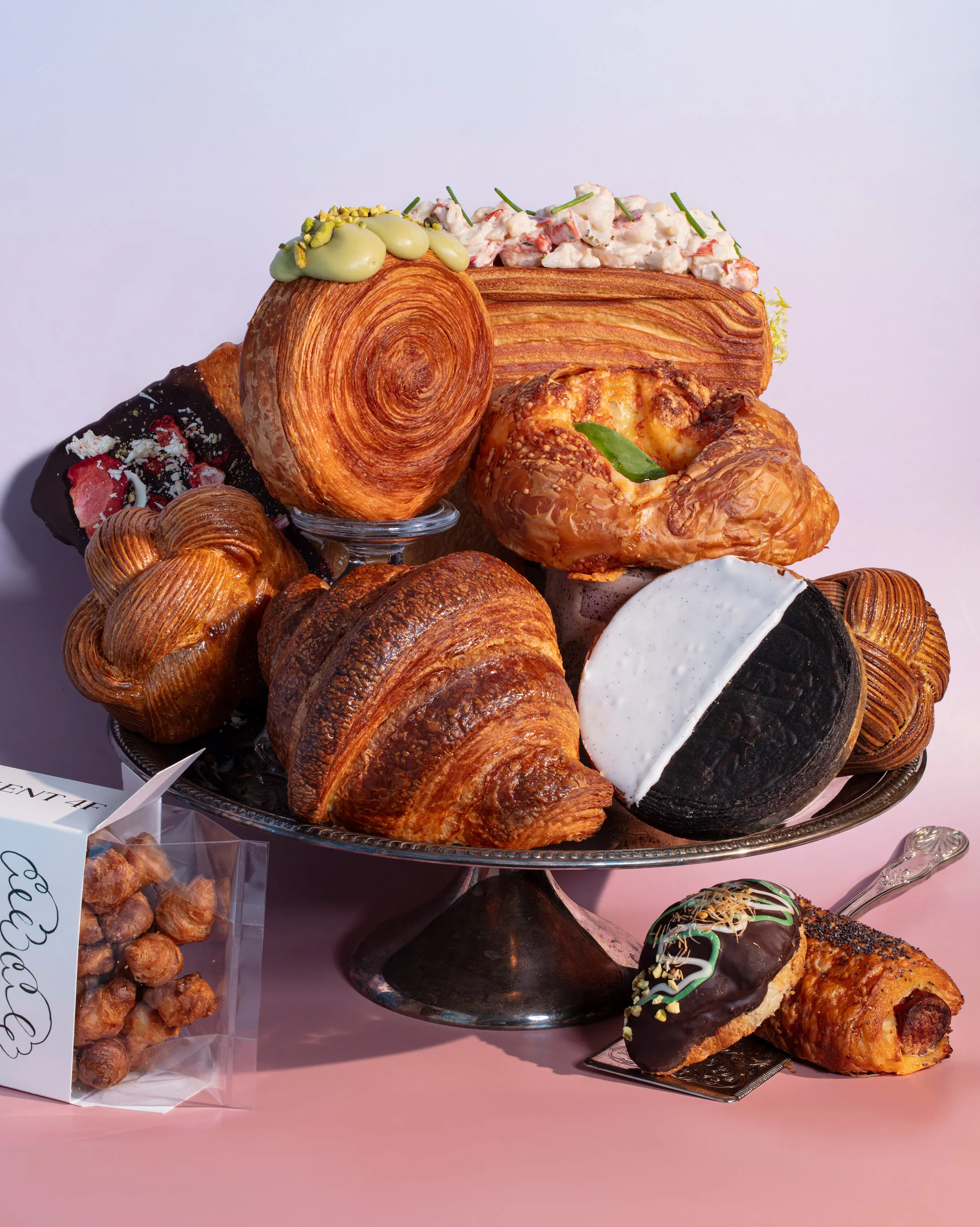 Fantastical croissant creations in New York include lobster rolls, Sicilian pizza, black-and-white cookies and pigs in blankets.&nbsp;
