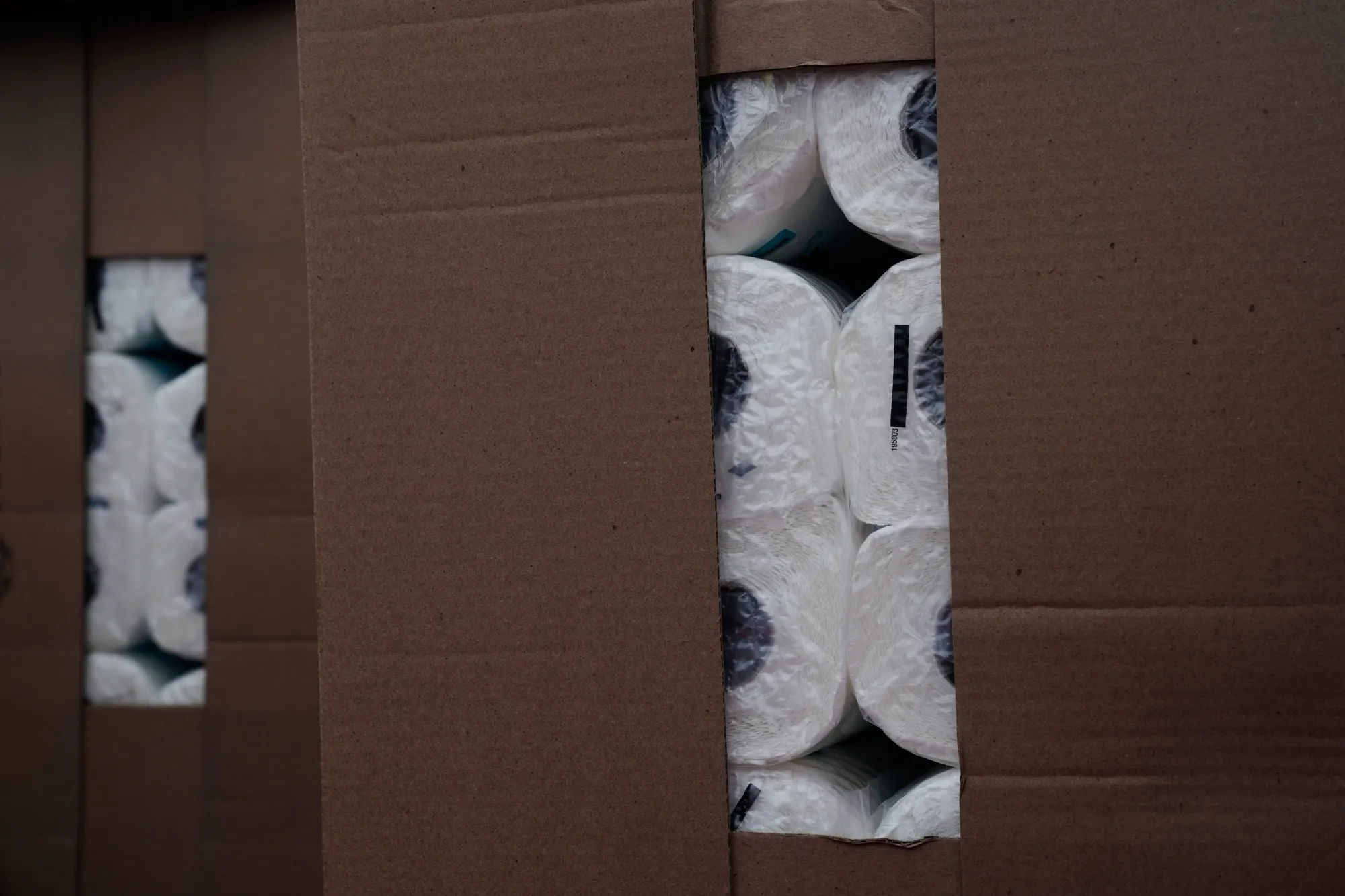 Operations At A Drive-Through Food Bank In California 