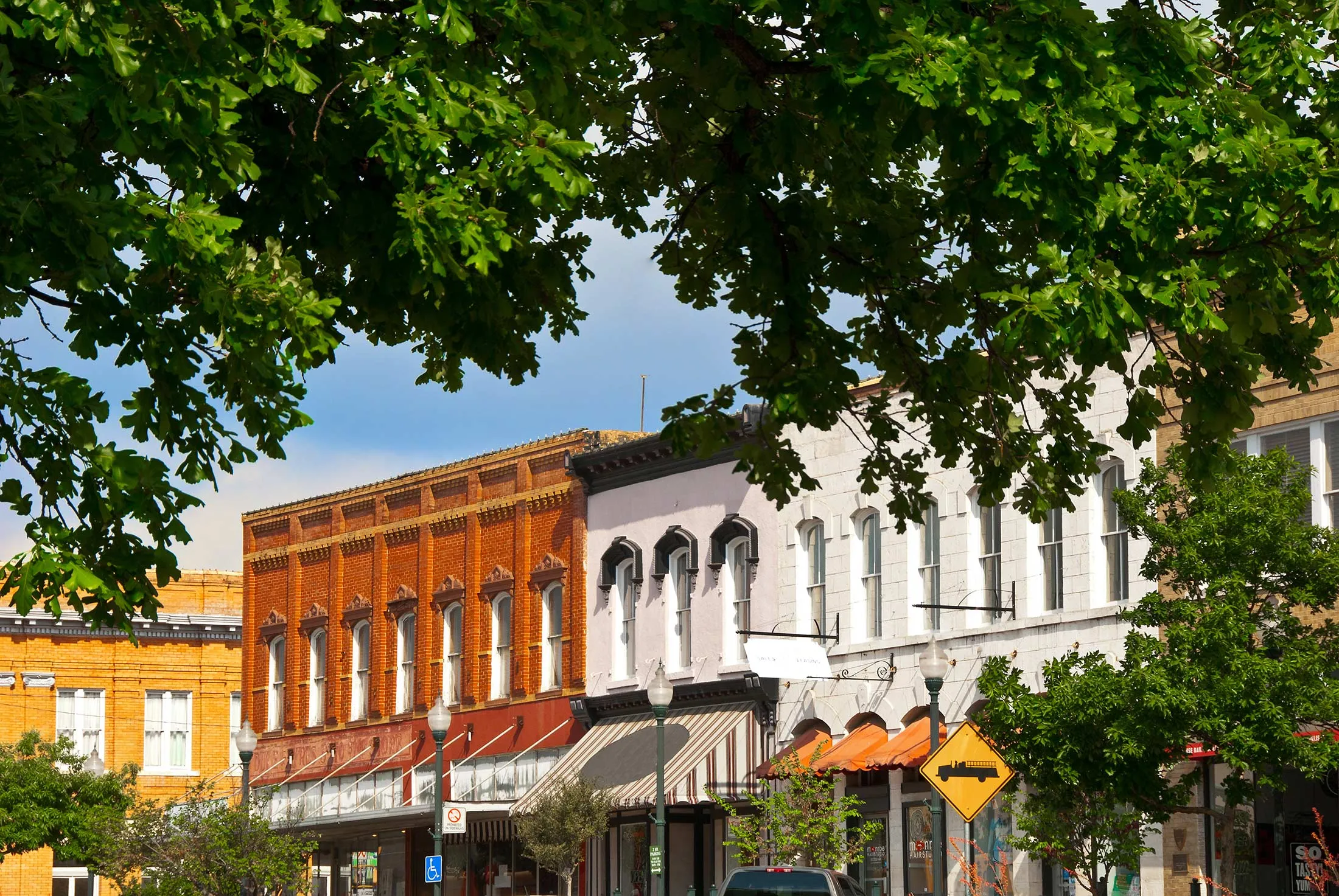 Downtown San Marcos, Texas.
