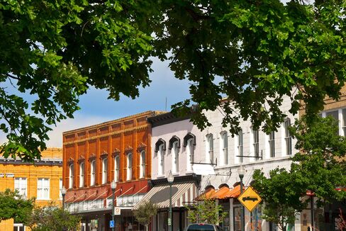 Downtown San Marcos, Texas.
