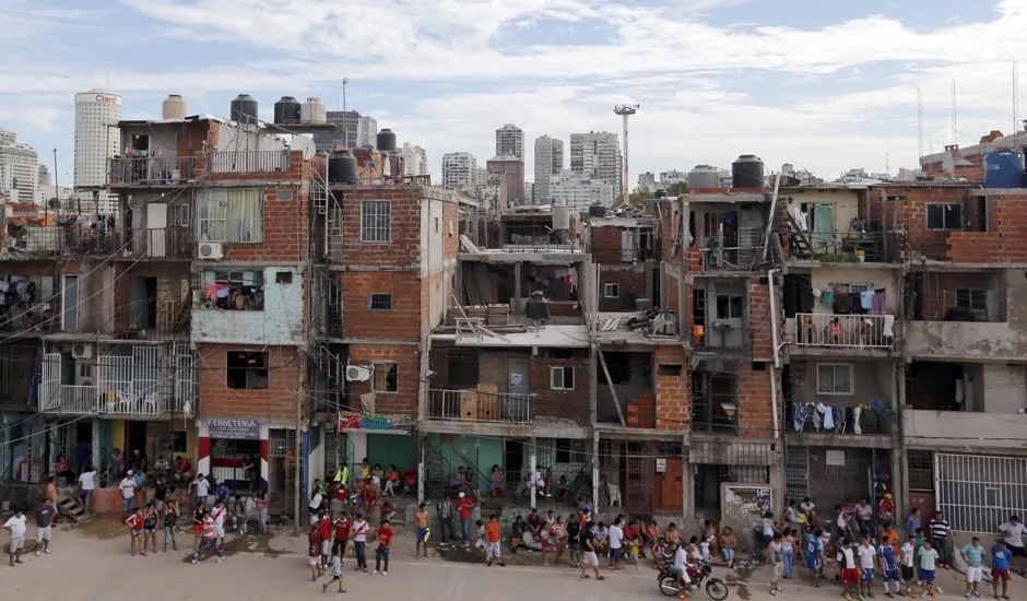 Villa 31, in central Buenos Aires, has grown substantially in recent years. 