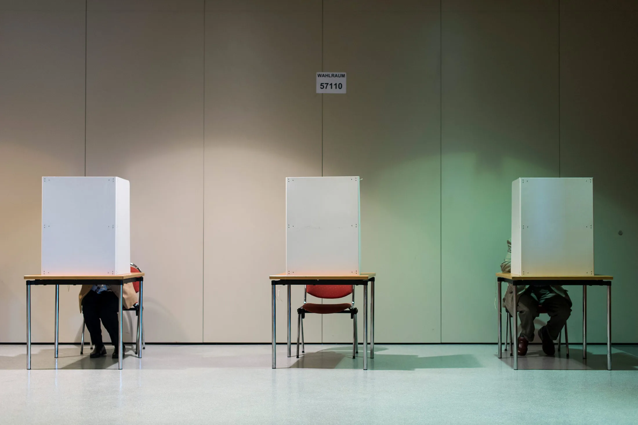 While Germans hand in paper ballots that are hand-counted, the results are collected and disseminated electronically
