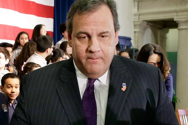 New Jersey Gov. Chris Christie in Union City, New Jersey on Jan. 7