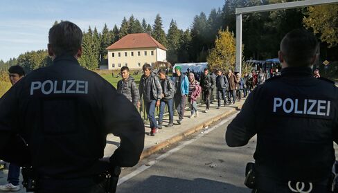 Migrants arrive in Germany