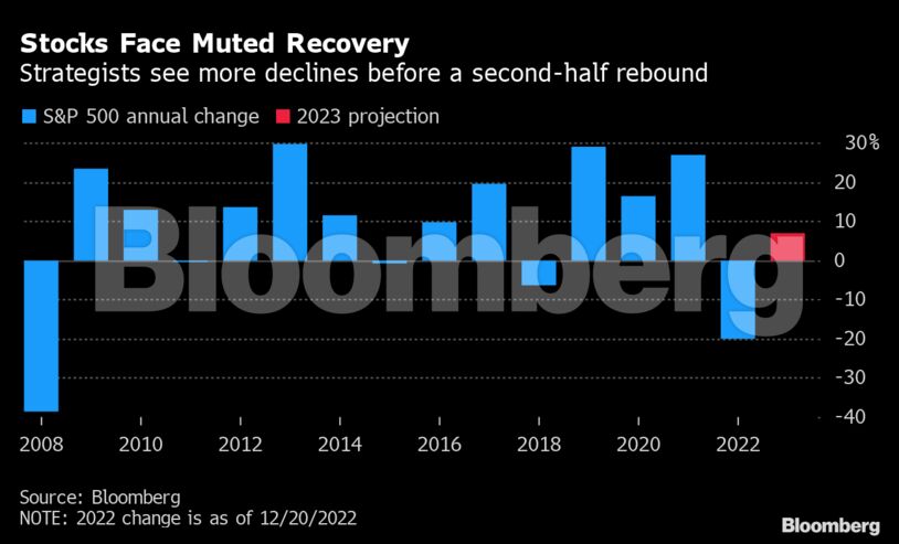 Stocks Face Muted Recovery | Strategists see more declines before a second-half rebound