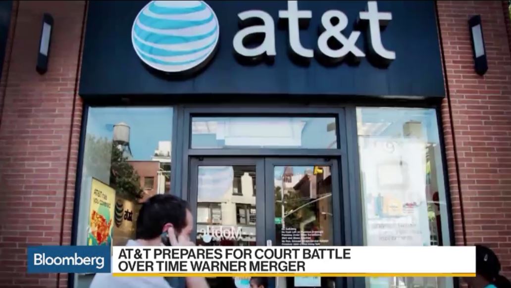 AT&T Lawsuit Over Time Warner Shows Tough Turn on Antitrust Bloomberg