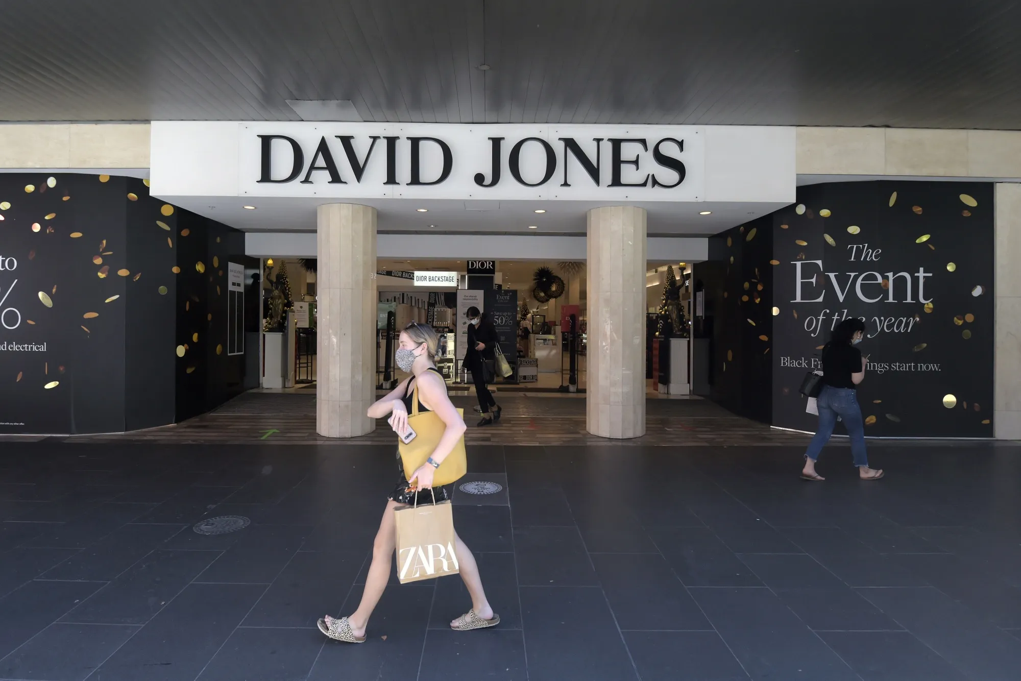 A David Jones department store in Melbourne.