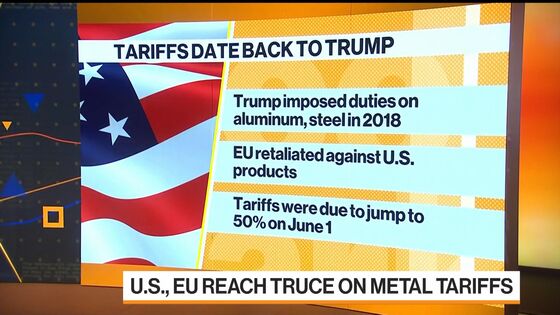 EU, U.S. Reach Truce on Metal Tariffs Ahead of Biden Visit