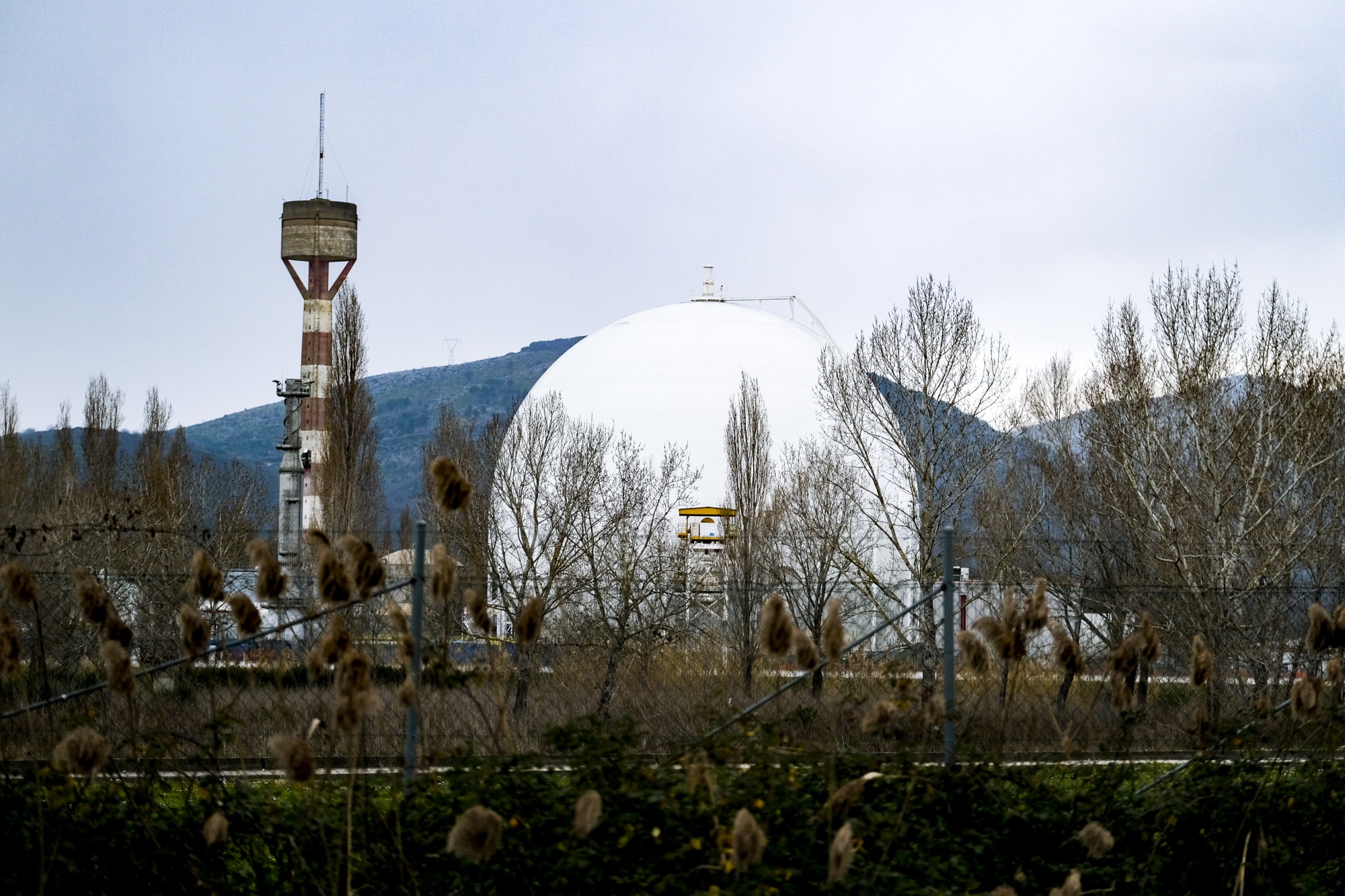 The Garigliano nuclear power plant's main reactor, part of Italy's nuclear power program halted in 1987.