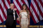 ドナルドとメラニアトランプ。