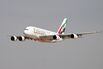 An Emirates A380.
