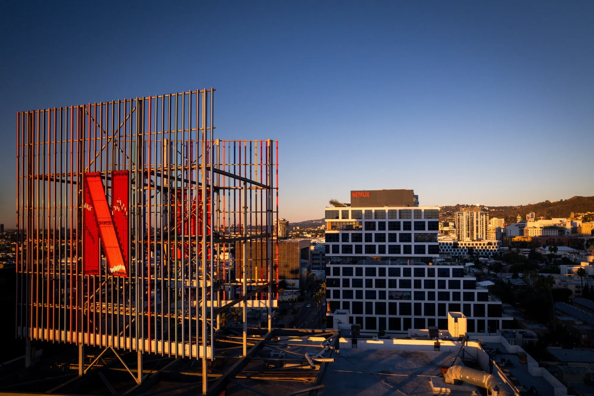 Netflix headquarters in Los Angeles, California.