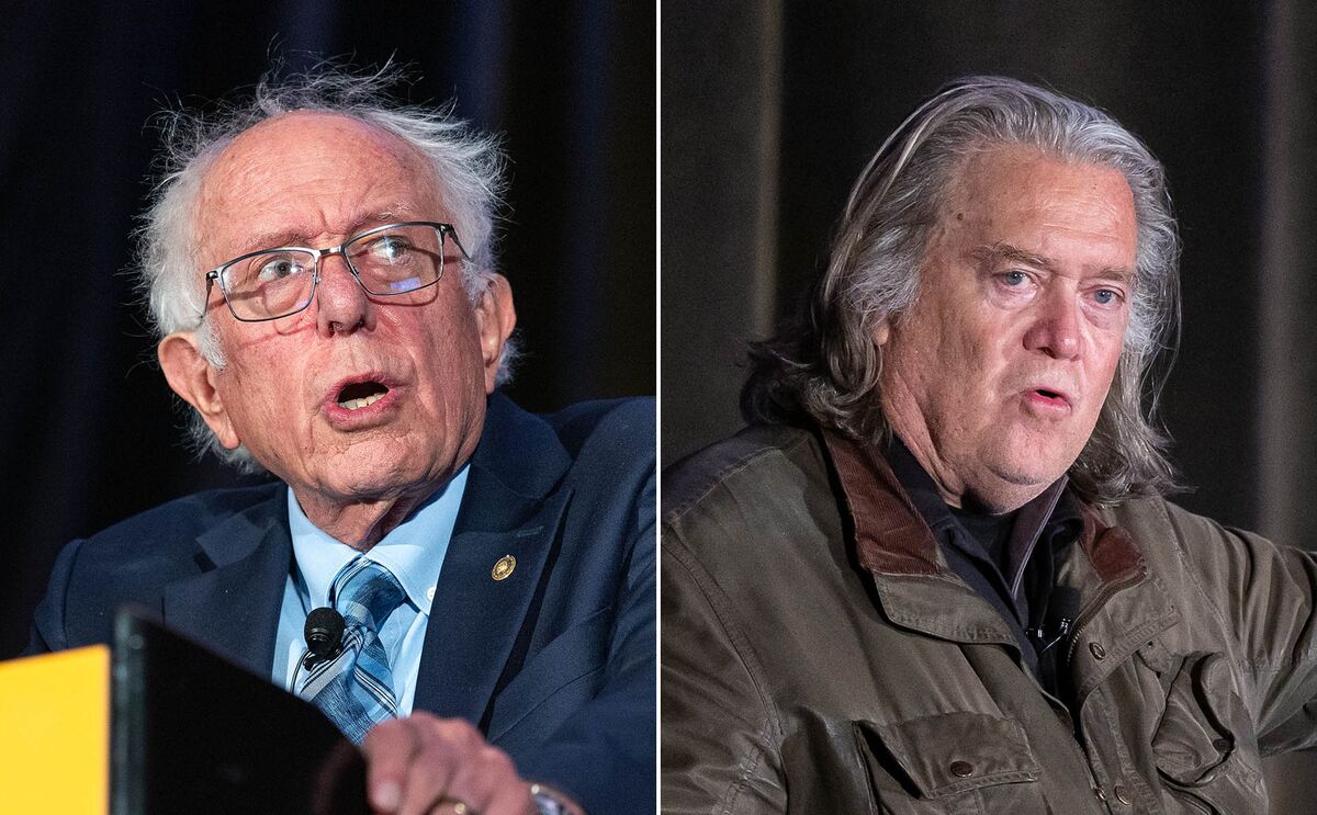 AI Fears Give Bernie Sanders a Rare Moment of Unity With Bannon