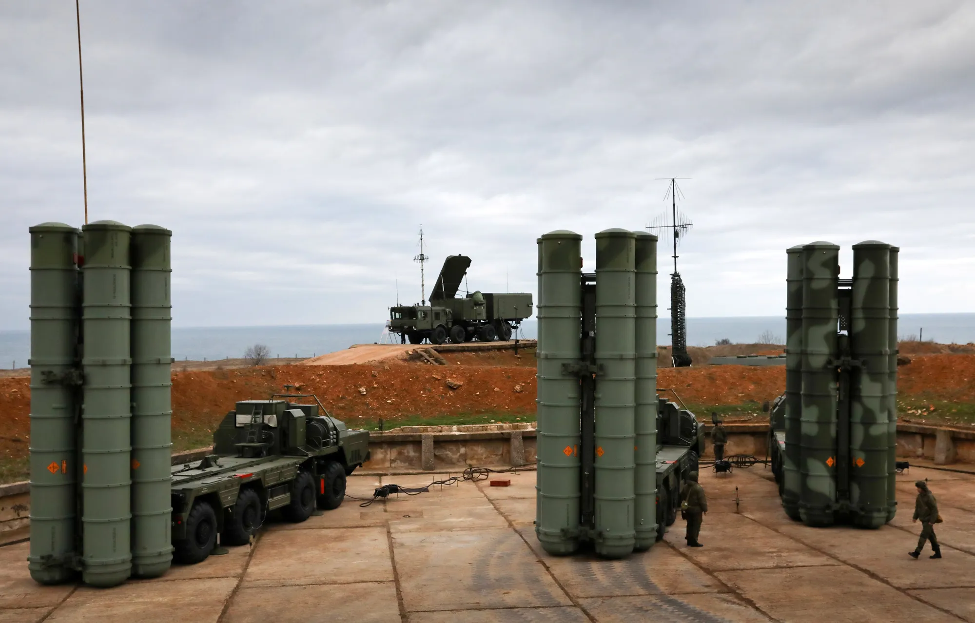S-400 missile systems.
