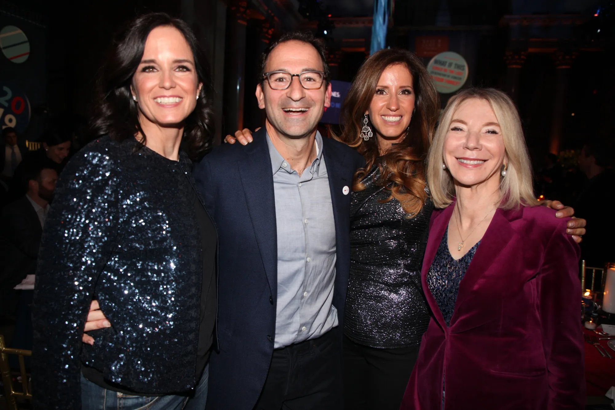 Susan Domchek of the Basser Center for BRCA, Jon and Mindy Gray and UPenn President Amy Guttman