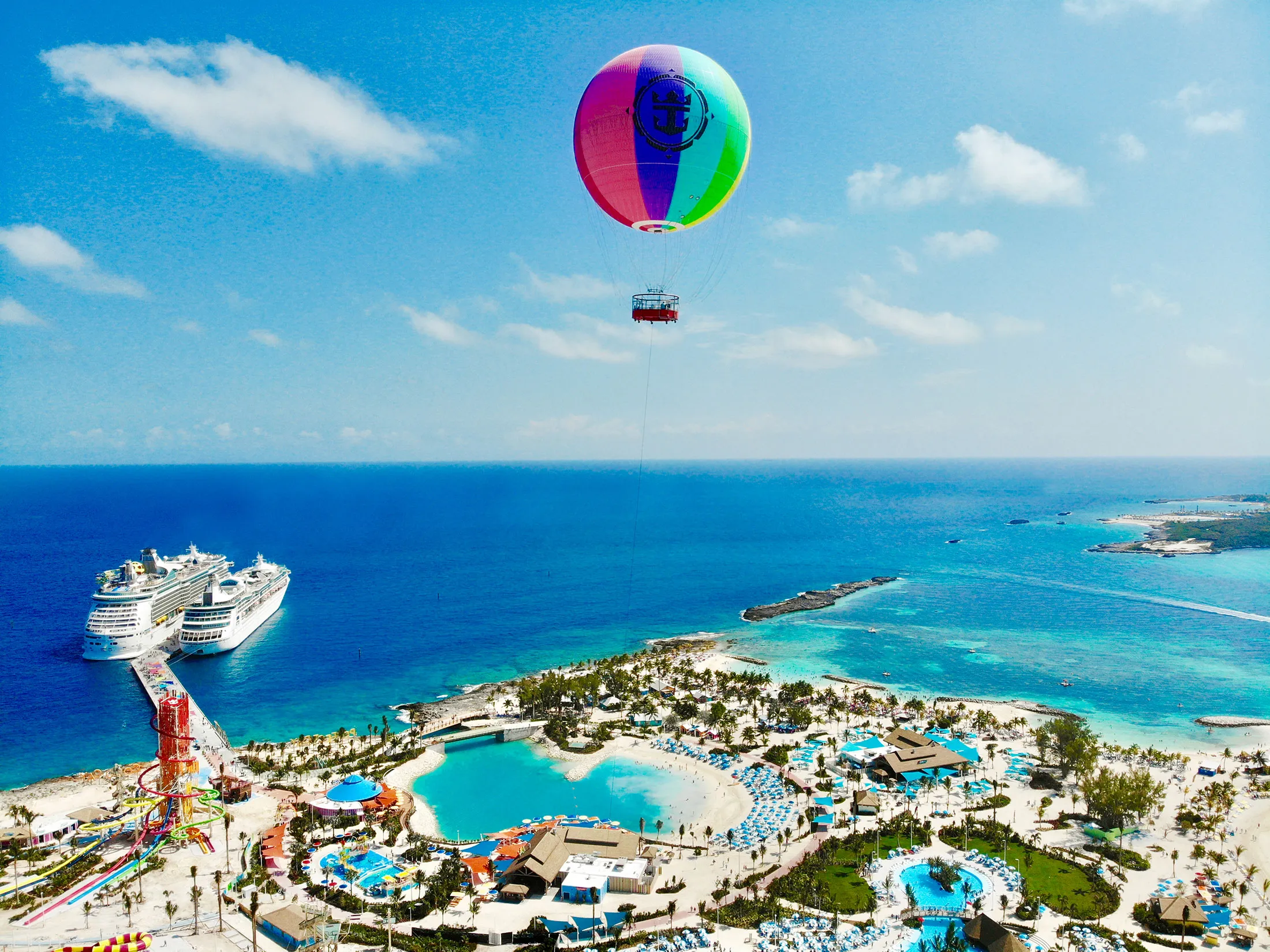 Royal Caribbean's CocoCay resort in the Bahamas.