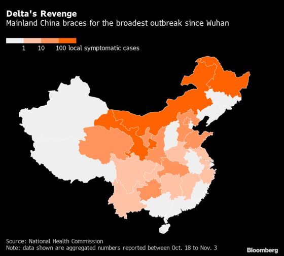 China’s Latest Delta Outbreak its Most Widespread Since Wuhan