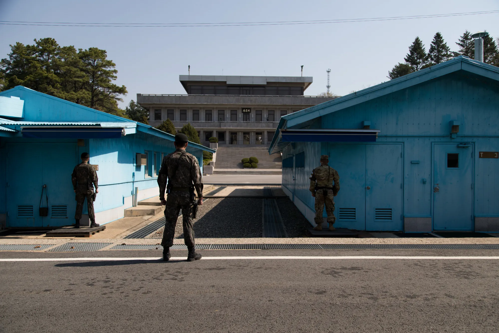 Truce Village of Panmunjom in the DMZ Ahead of North and South Korean Summit Meeting