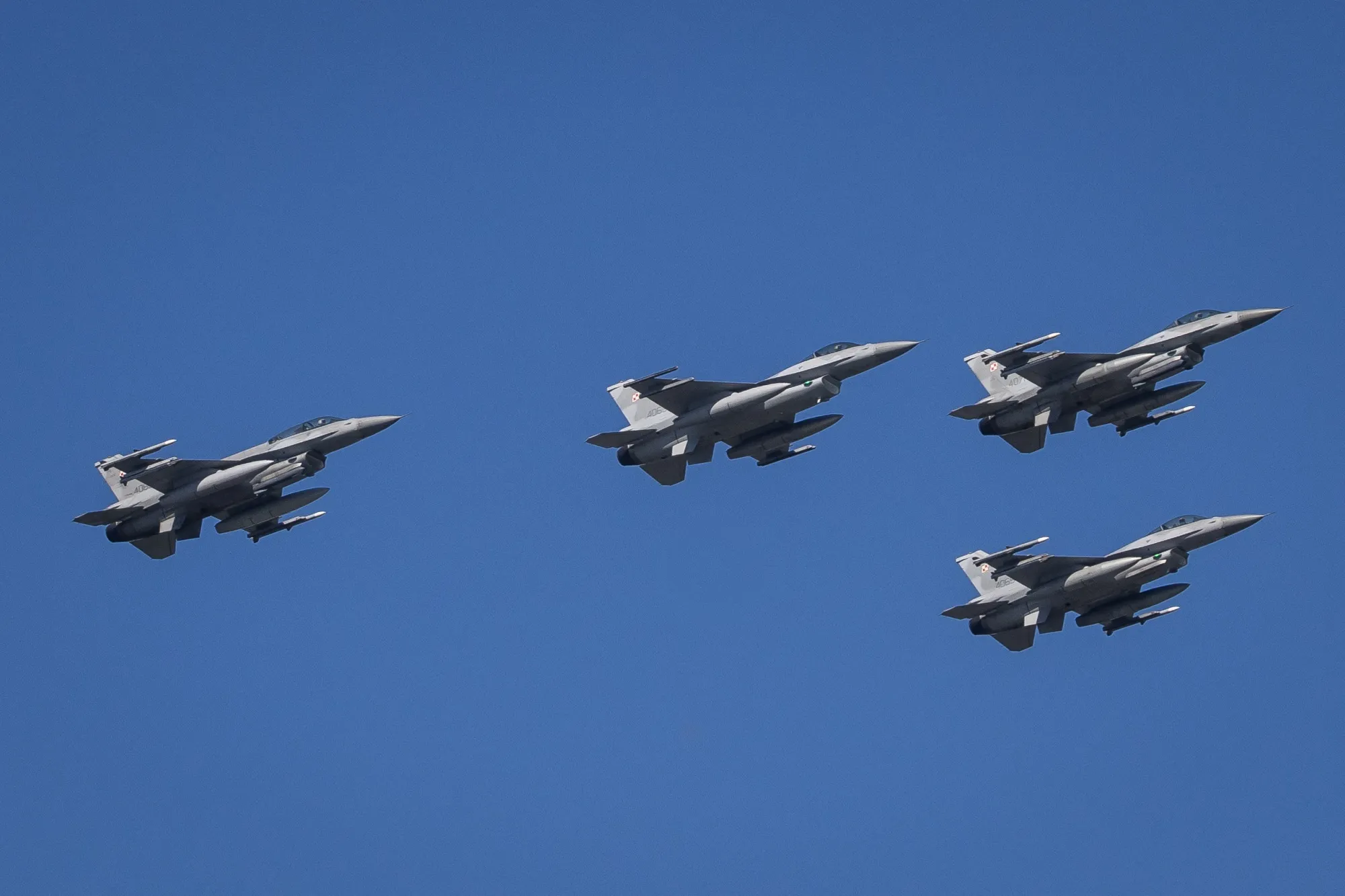 Polish Air Force F-16 fighter jets