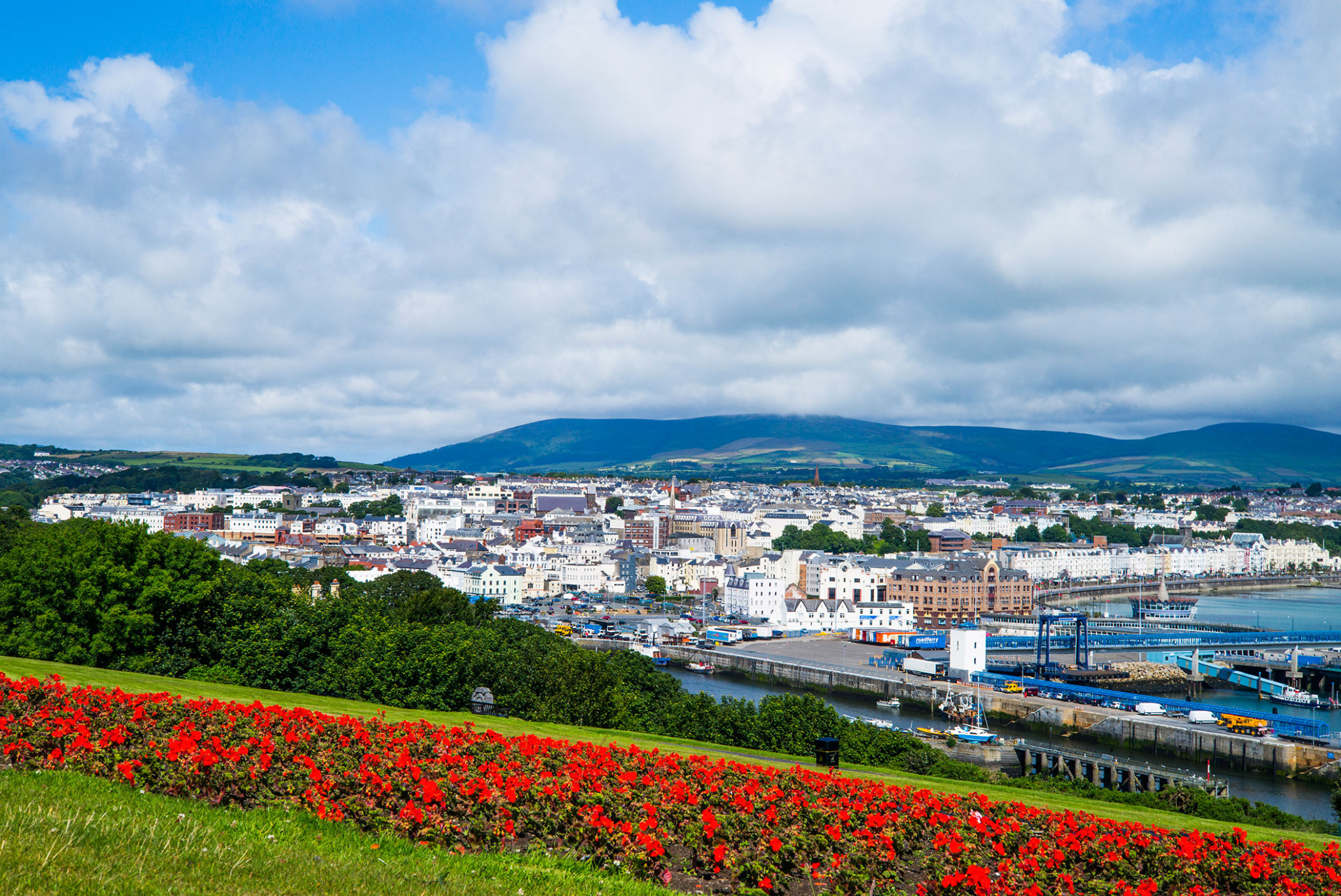 A view of Douglas, the Isle’s capital
