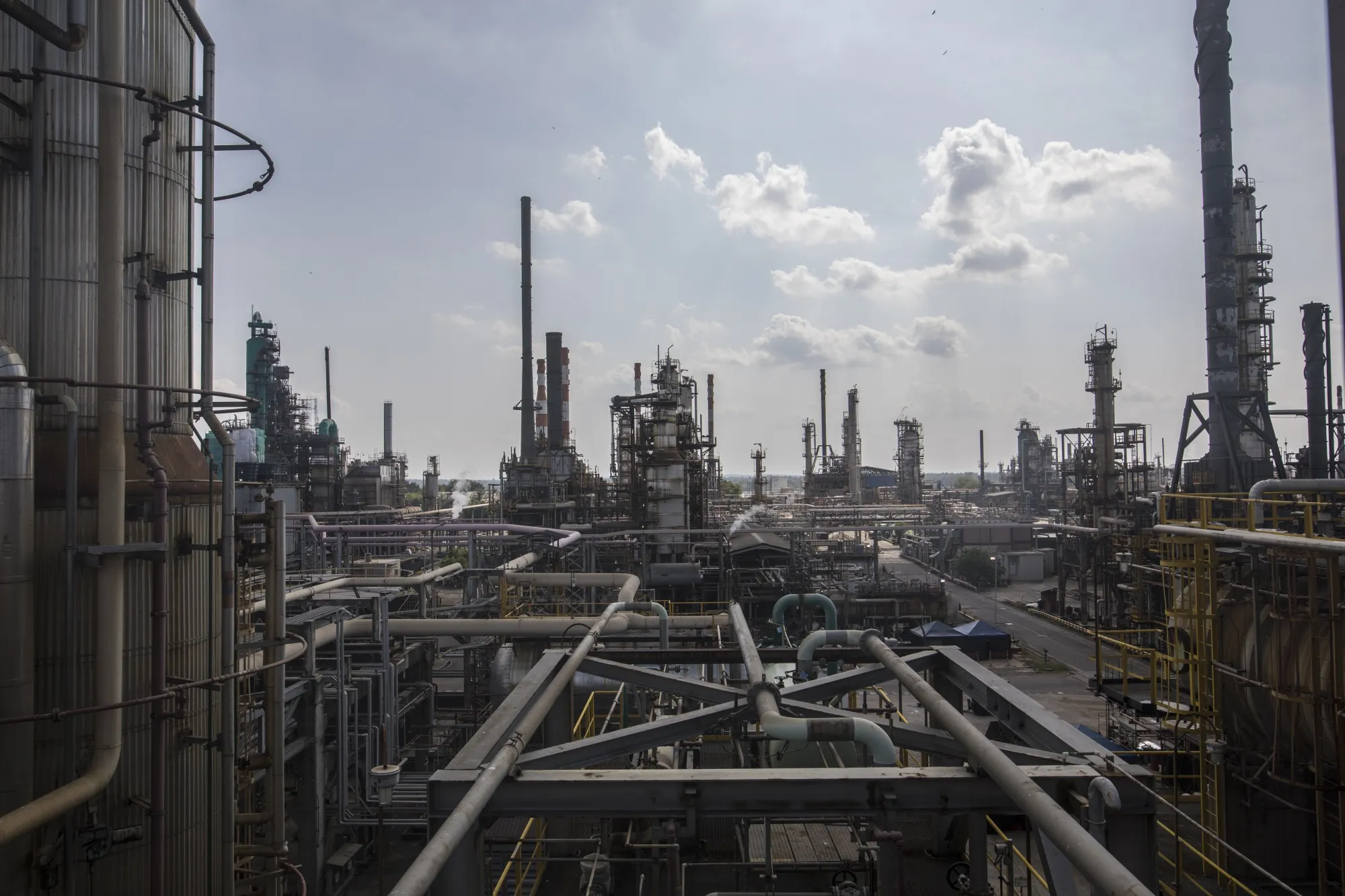Refinería Barrancabermeja de Ecopetrol en Barrancabermeja, Colombia.