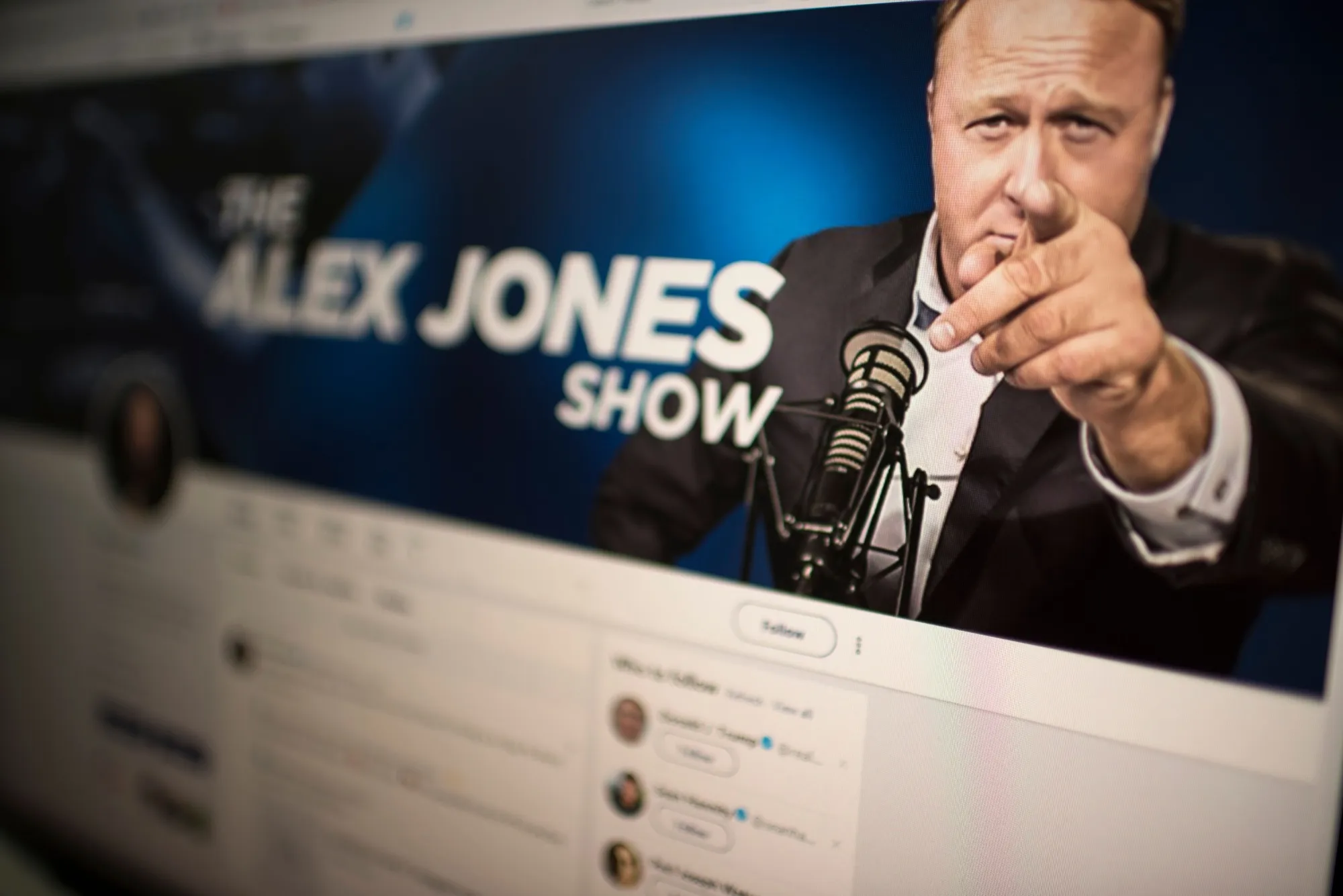 Alex Jones was barred from Twitter in 2018.
