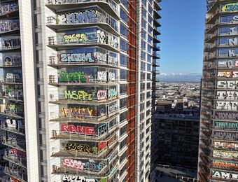 relates to LA’s $1.2 Billion Graffiti Towers Put on Sale After Bankruptcy