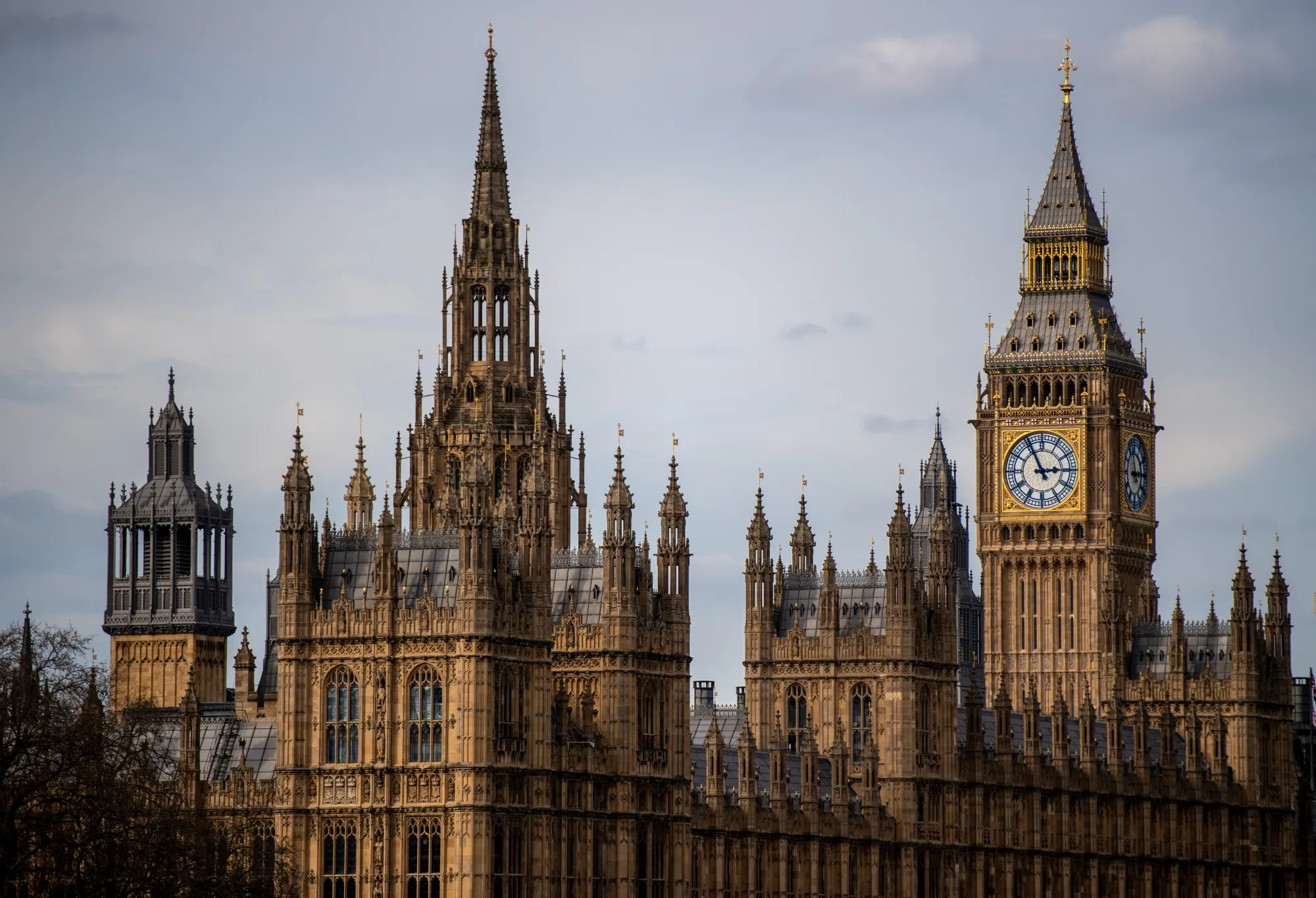 The Houses of Parliament in London.