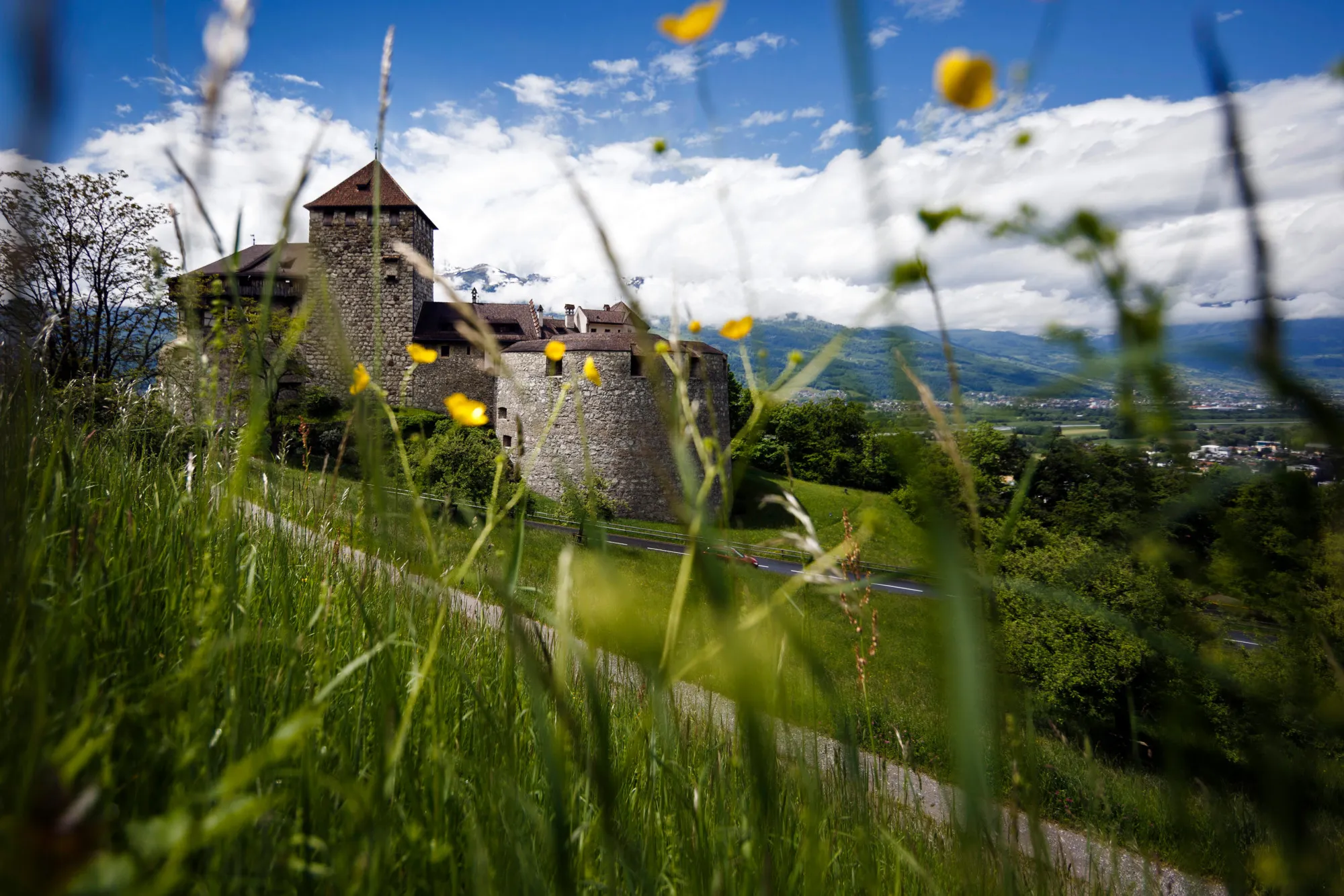 Castle of Vaduz, Liechtenstein.
