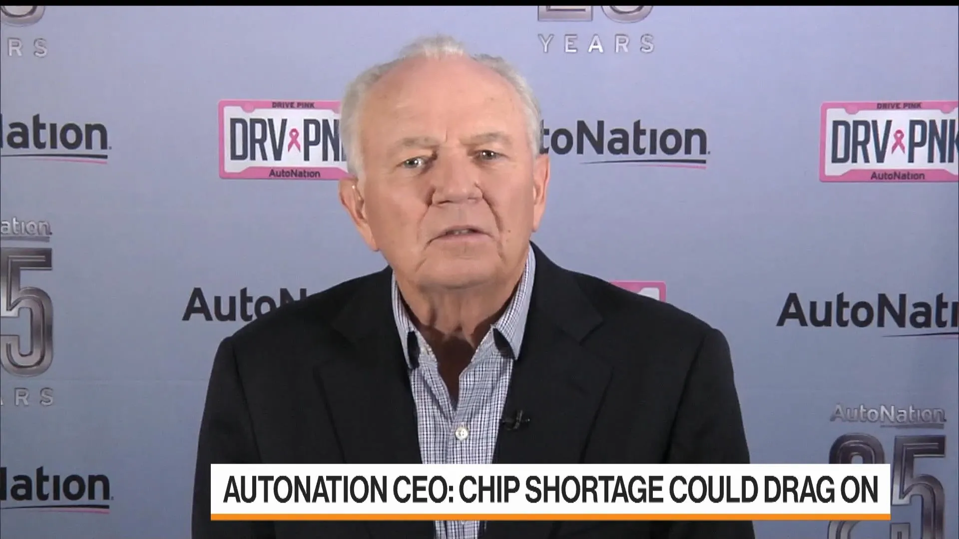 Watch Why AutoNation CEO Thinks Chip Shortage Could Last a Year - Bloomberg