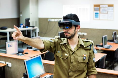Microsoft Corp. HoloLens glasses.