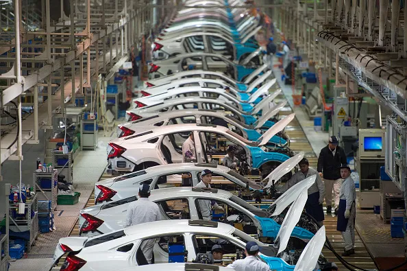 China manufacturing back on the rise.
