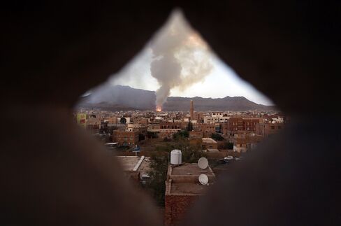 Air Strike in Sanaa