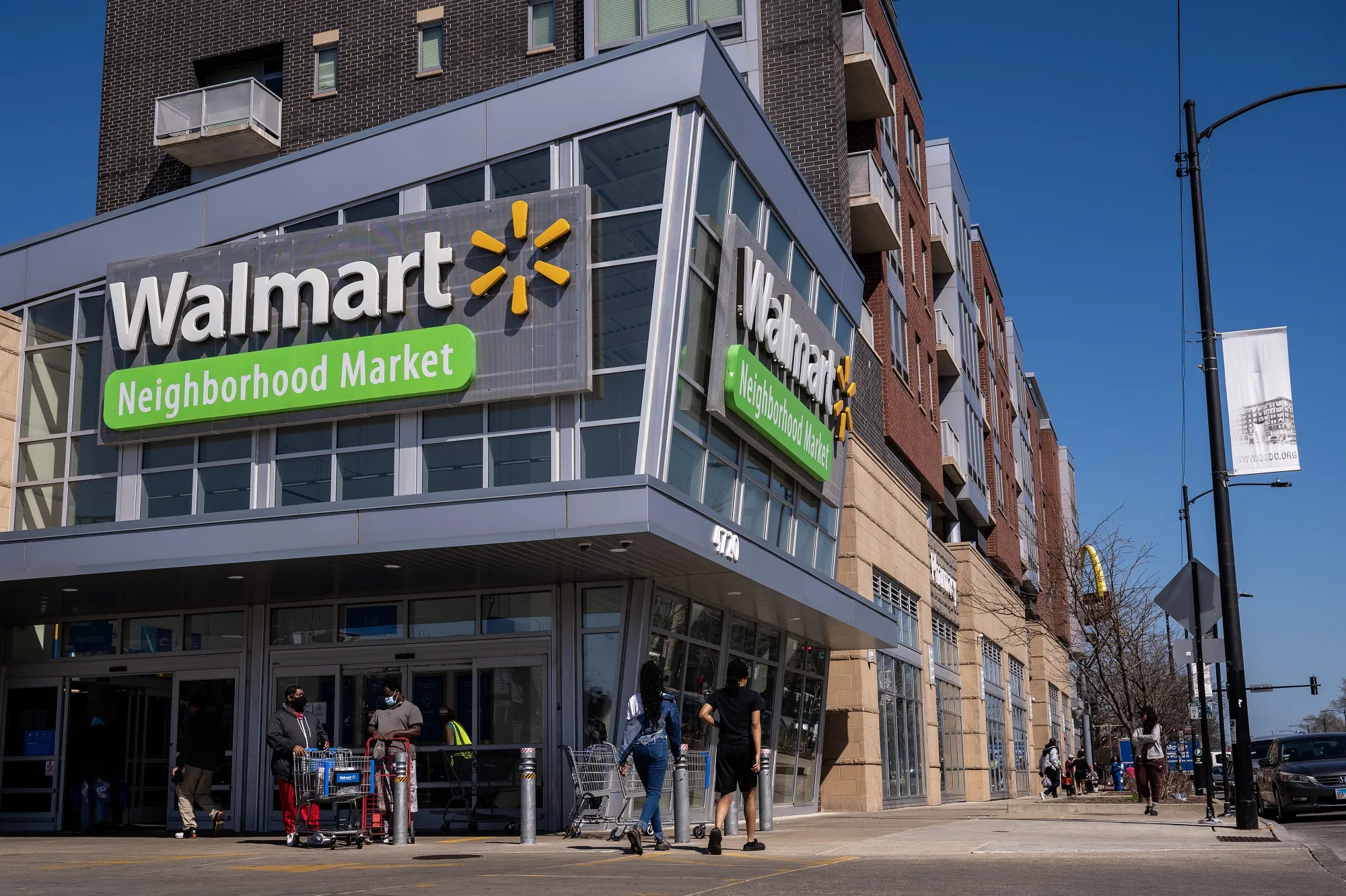 A Walmart in Chicago, Illinois.