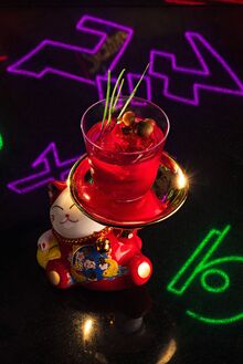 A cocktail at Salmon Guru, Madrid