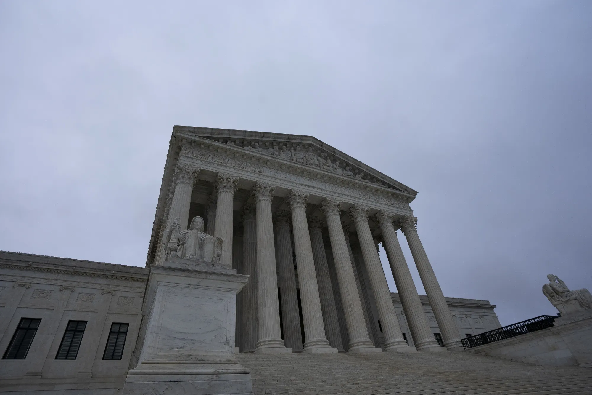 The U.S. Supreme Court building stands in Washington, D.C.