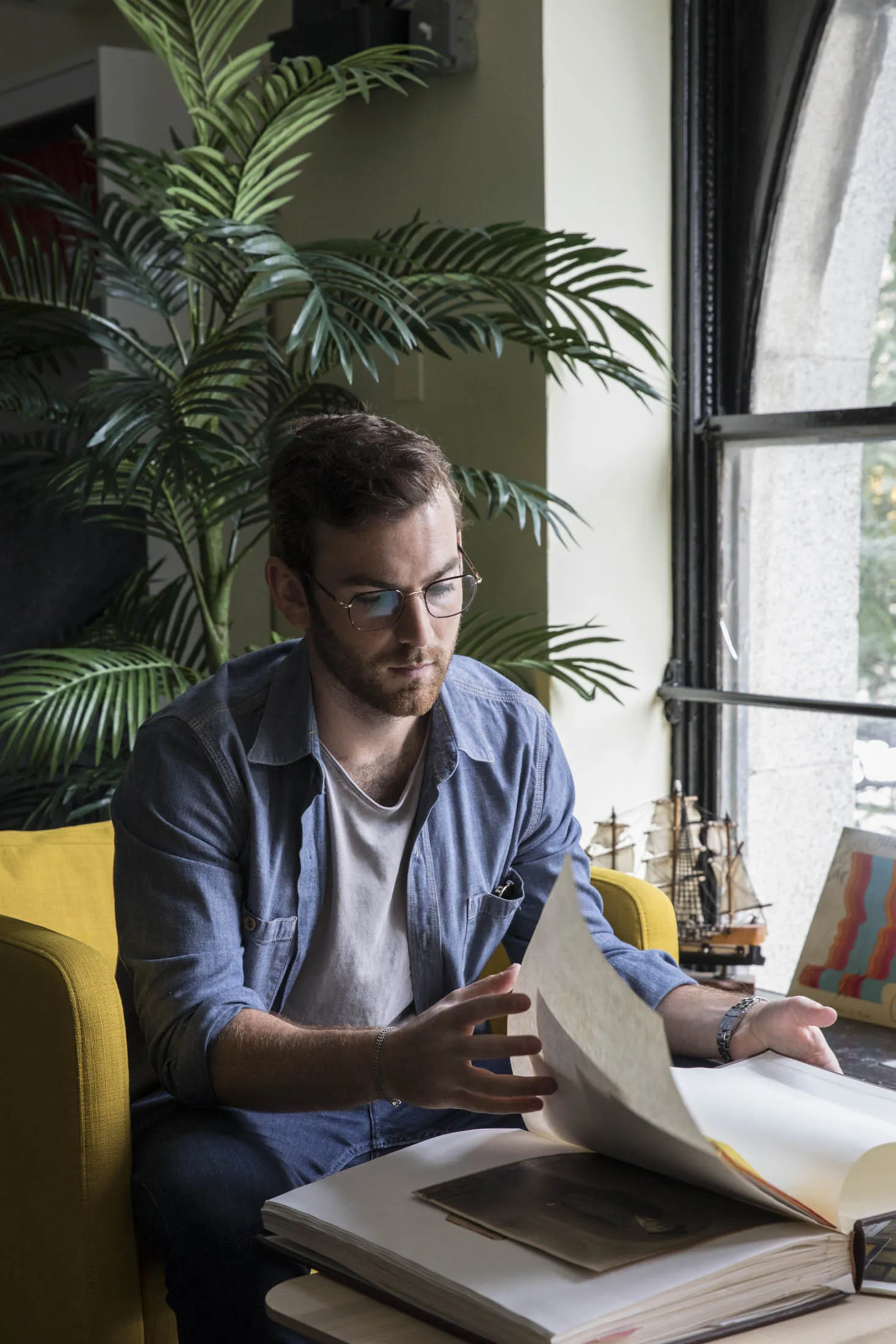 Moscot uses the archives as a reference for new designs.