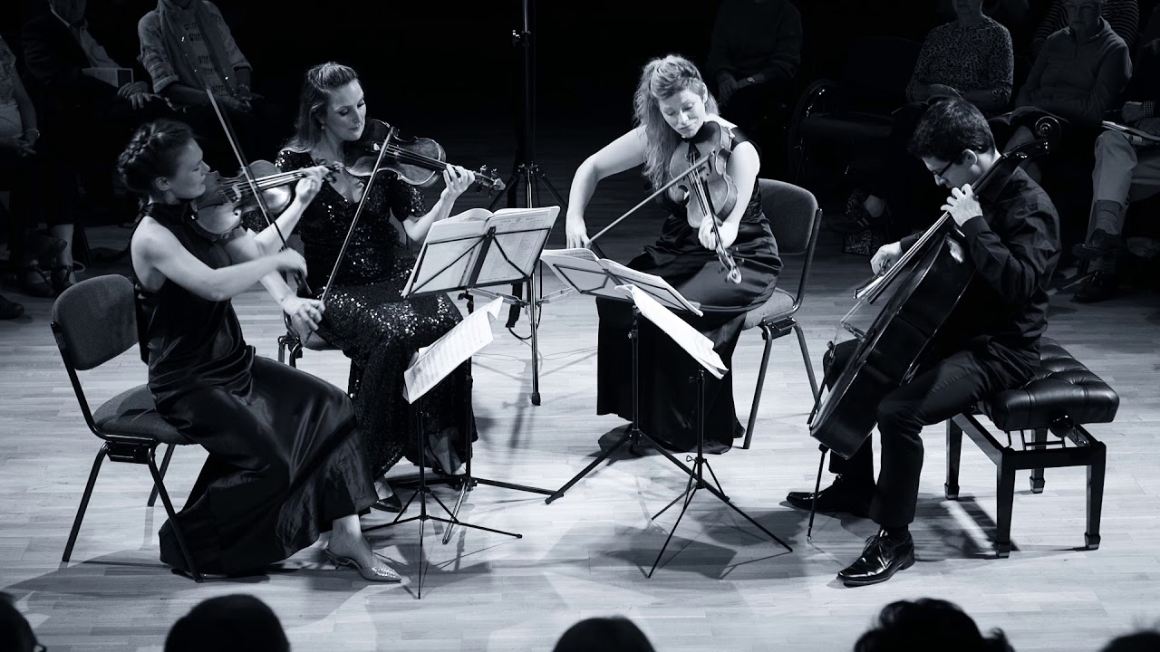 The Albion Quartet playing Mozart String Quartet in D major 'Prussian'