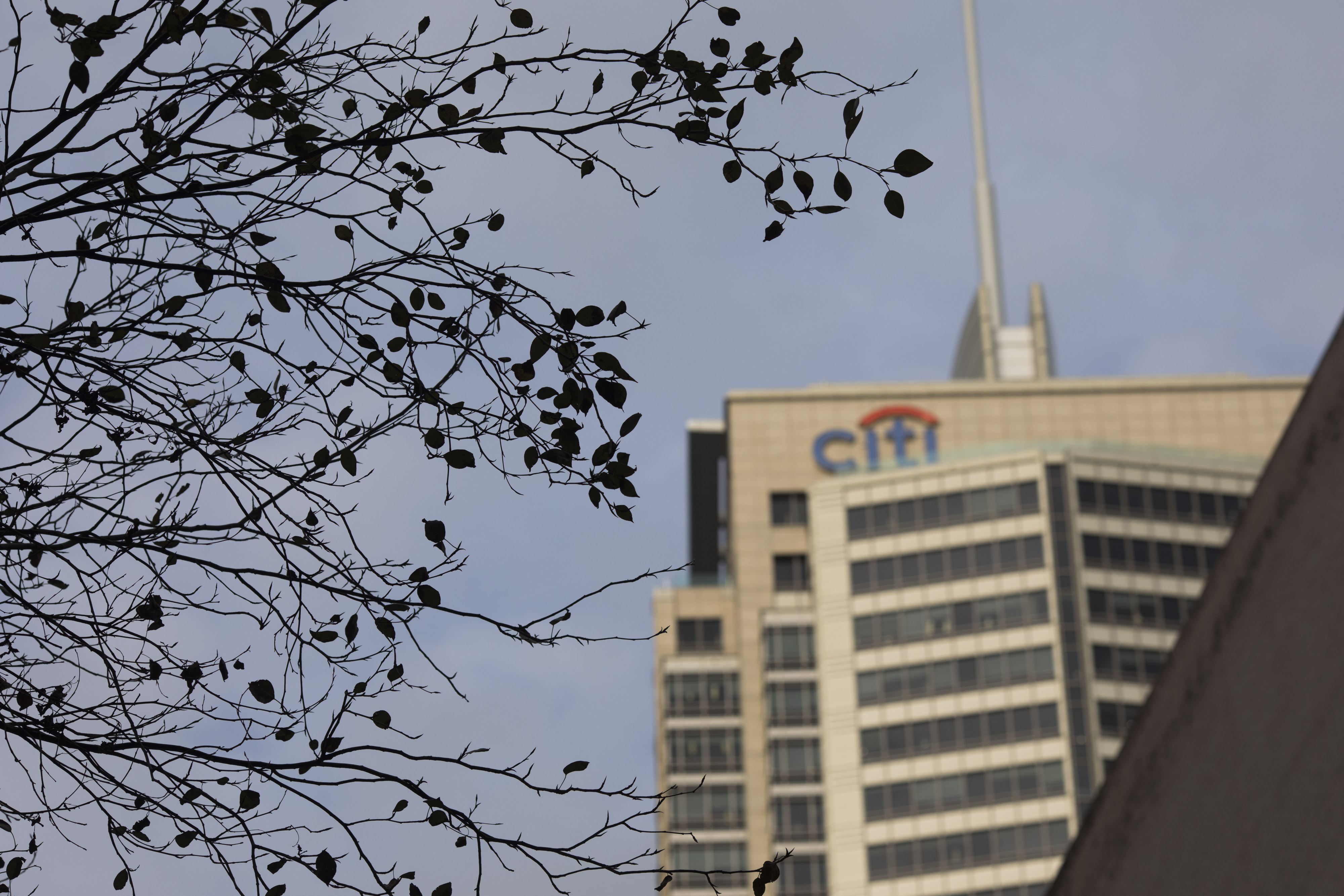 The Citigroup Inc. logo atop a building in Sydney, Australia, on Friday, April 16, 2021. Citigroup plans to exit retail banking in 13 markets across Asia and the Europe, Middle East and Africa region.