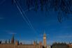 The Houses Of Parliament Ahead Of UK Spring Forecast