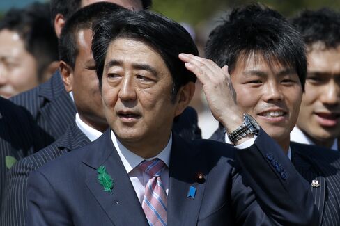 Japanese Prime Minister Shinzo Abe