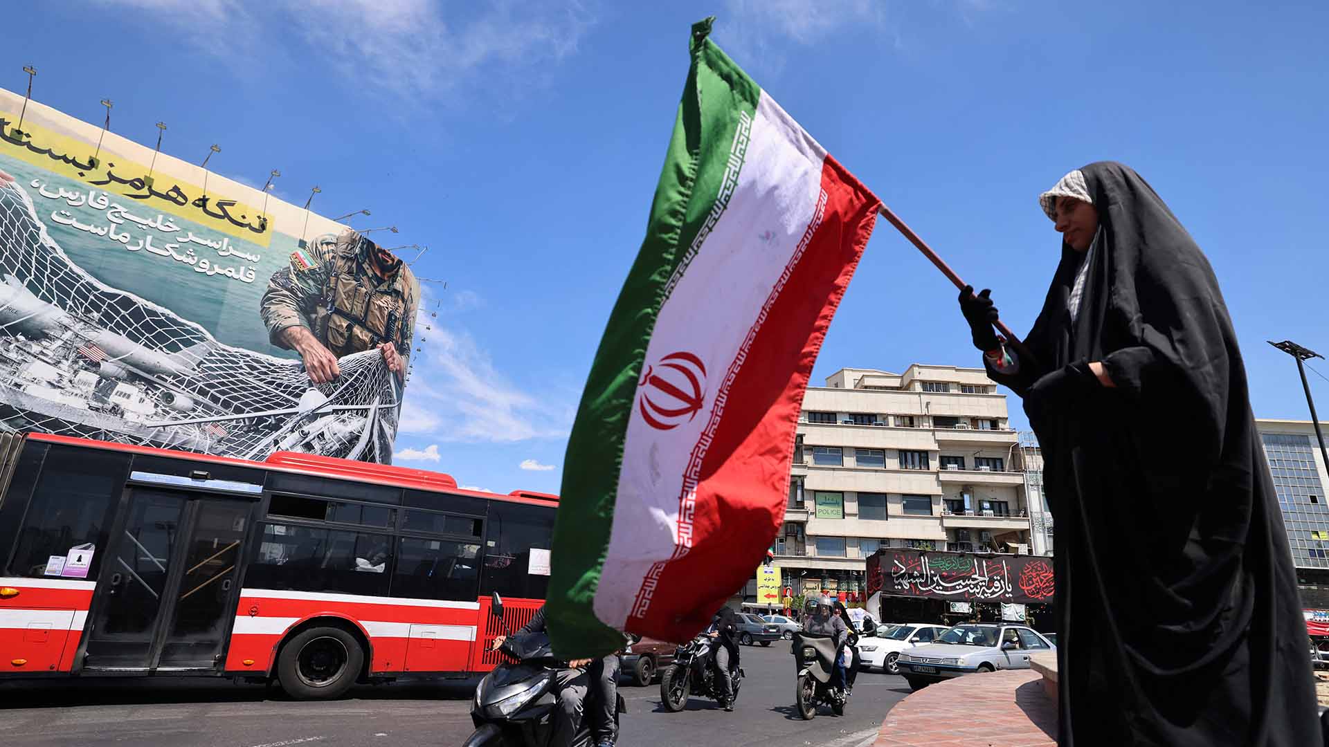 WATCH: Trump began a blockade of the strait even as Tehran and Washington weigh more talks.