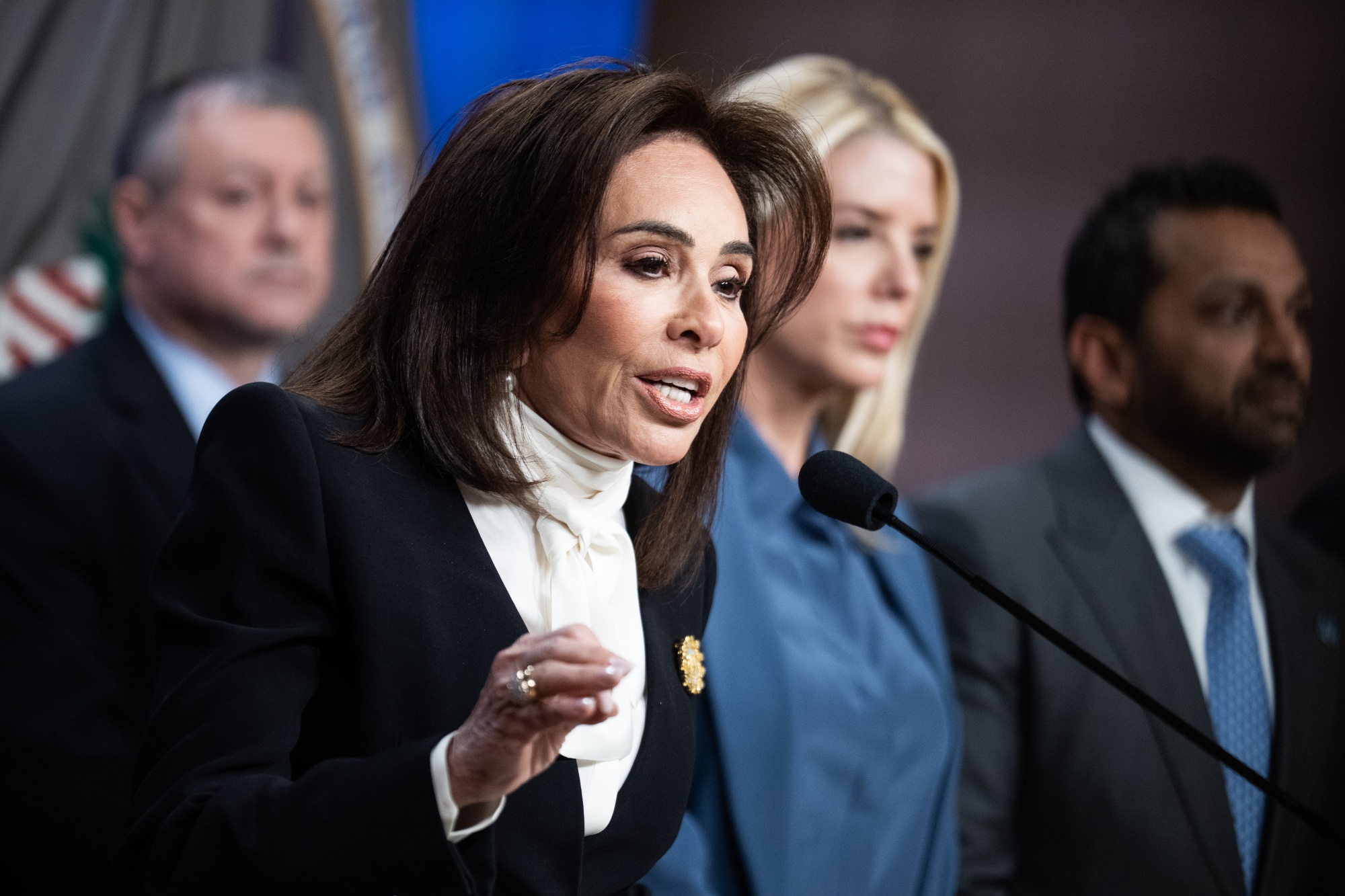 Jeanine Pirro Photographer: Tom Williams/CQ-Roll Call, Inc/Getty Images