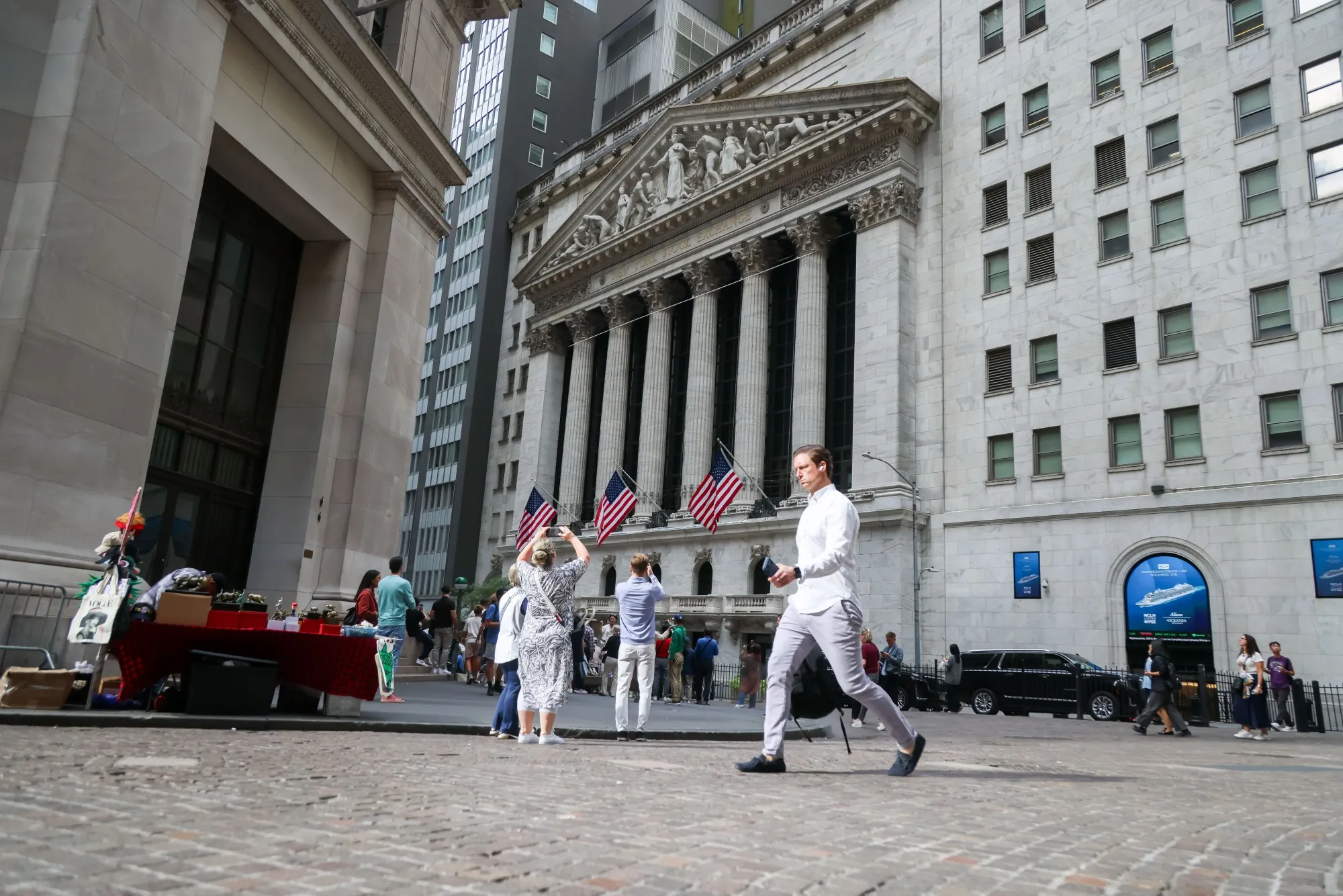 The New York Stock Exchange.