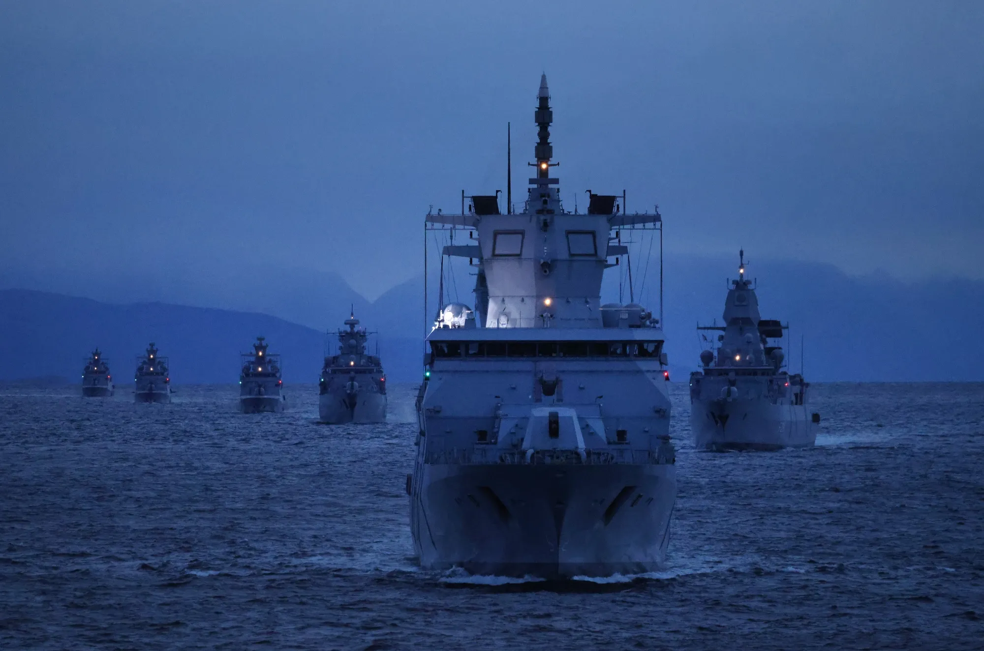 German Navy at&nbsp;the Andoya Missile Firing Exercise&nbsp;in the North Sea on Oct.&nbsp;13, 2025.