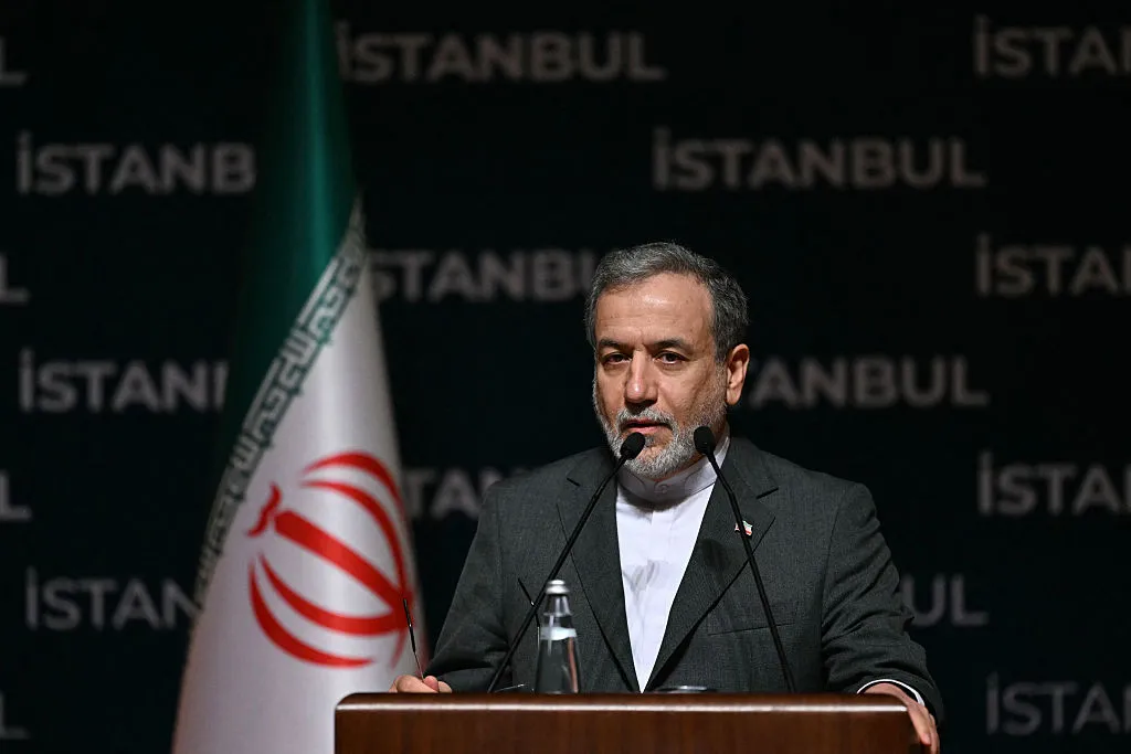 Abbas Araghchi during a news conference in Istanbul, on June 22. He said he’d spoken with counterparts across the region the day before who were “worried about a possible attack by the United States.”&nbsp;