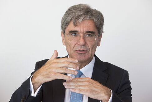 Siemens Chief Executive Officer Joe Kaeser