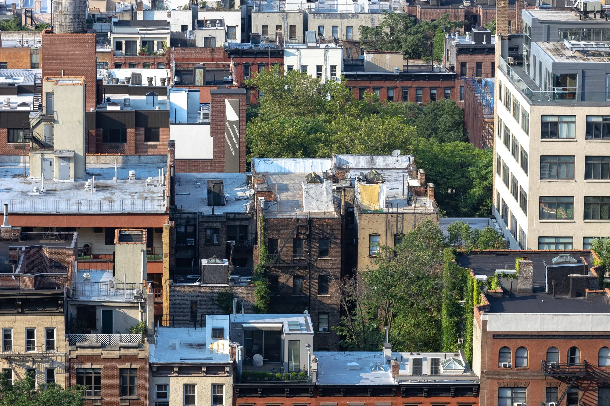 Apartment buildings in the Midtown neighborhood of New York in 2021.&nbsp;