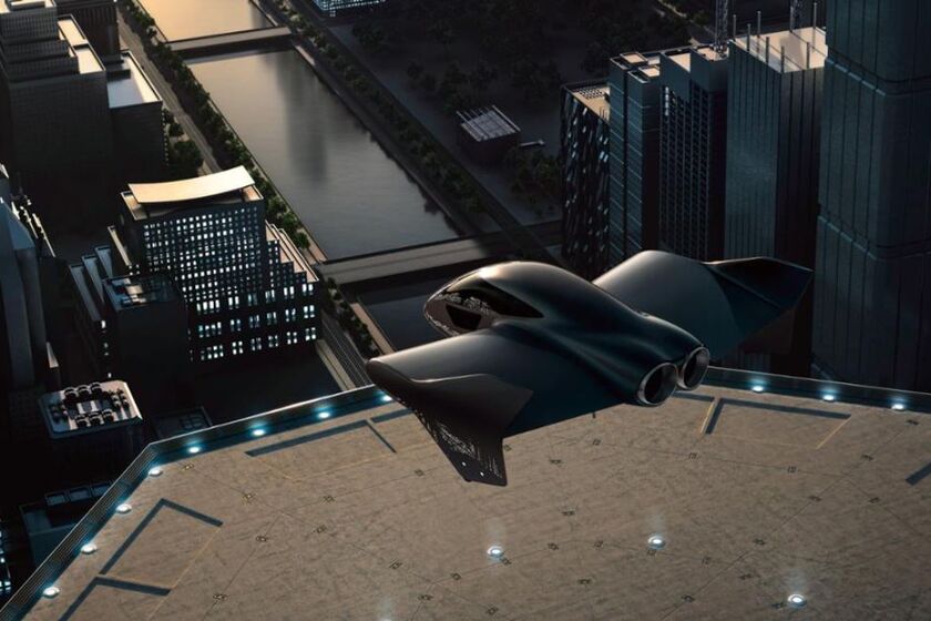 Porsche Boeing concept flying car